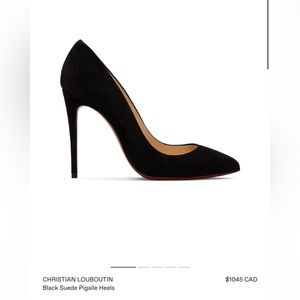 Christian Louboutin Pigalle Suede pumps